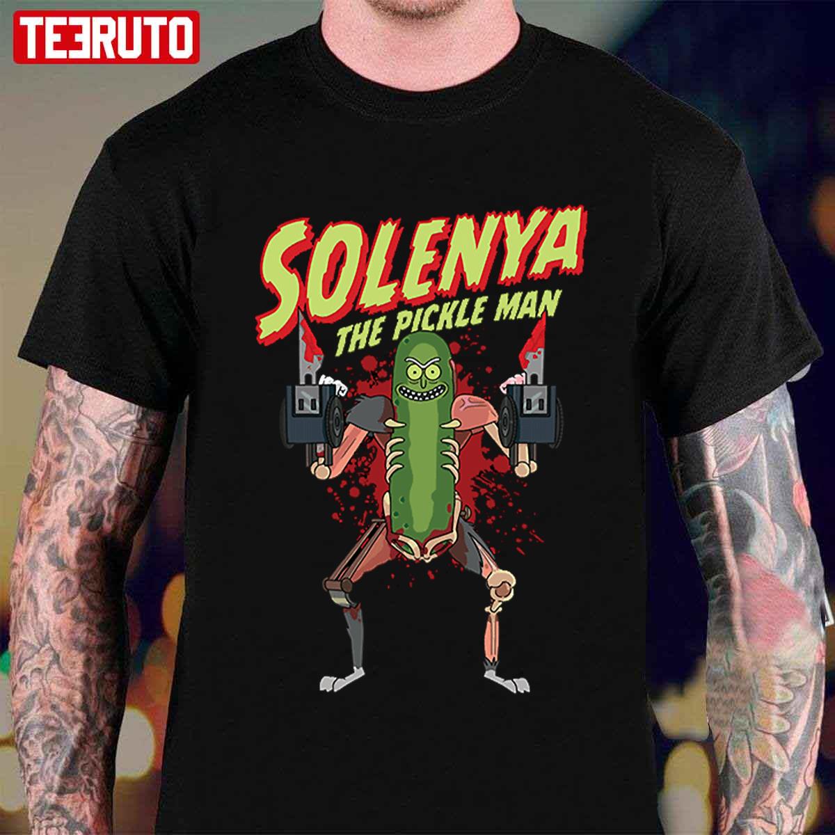 Great Man Solenya The Pickle Man Rick And Morty Unisex T-shirt
