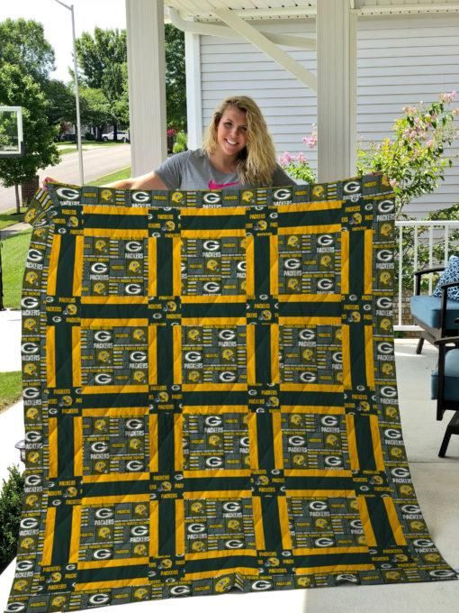 Grimson Ghost Greenbay Packers Quilt Blanket - Teeruto