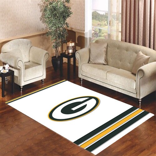 green bay packers simple Living room carpet rugs