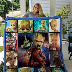 Groot Collection I Am Groot Quilt Blanket
