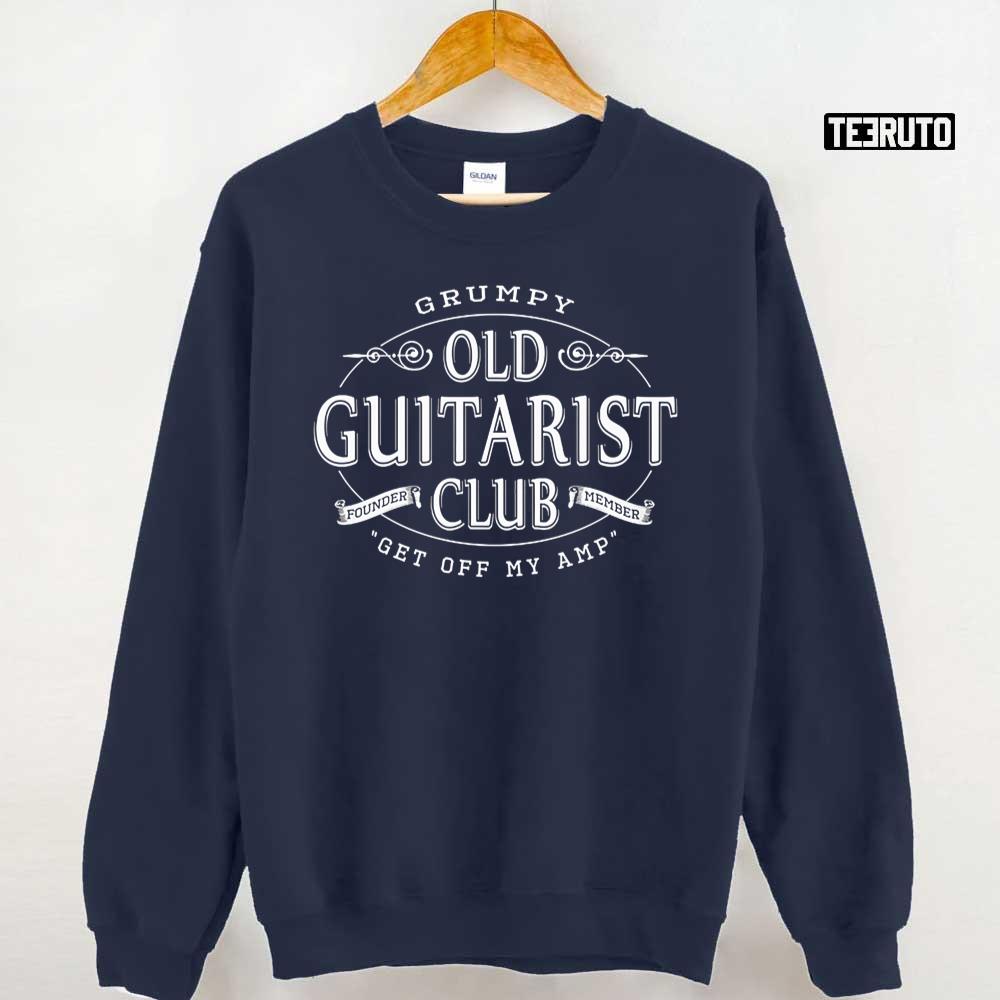 Grumpy Old Guitarist Club Music Unisex Sweatshirt