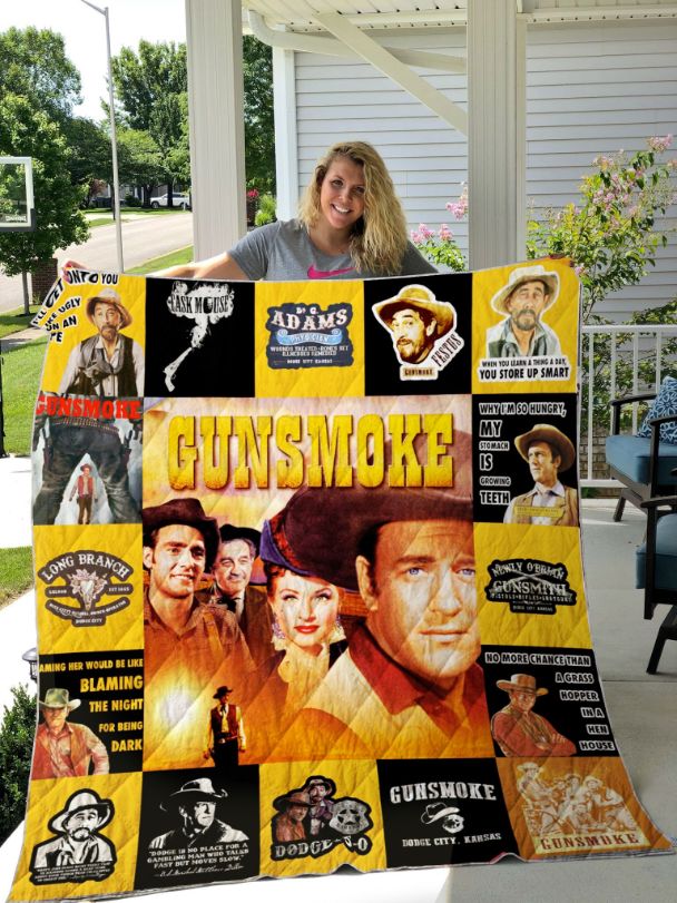 Gunsmoke For Fans Design Collection Quilt Blanket Teeruto