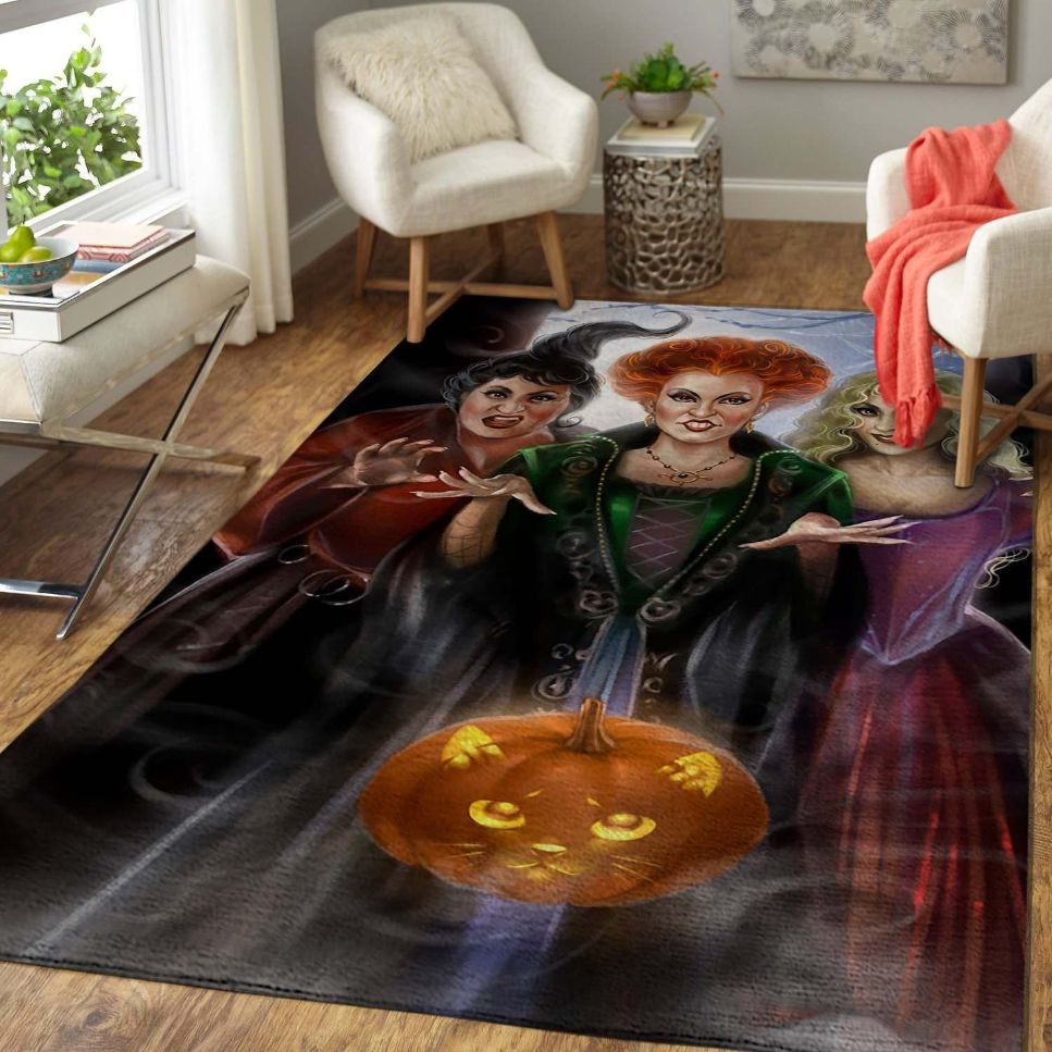 Halloween Gift Sanderson Sisters - Hocus Pocus Movie - Halloween Special - Area Rug UP94705 Rug Carpet
