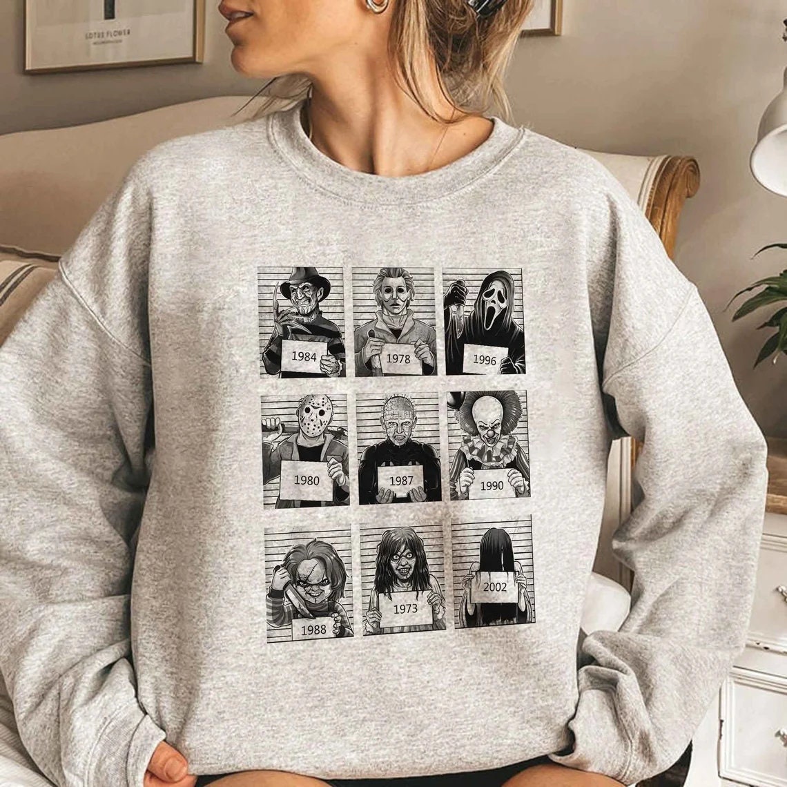 Halloween Mugshots Sweatshirt