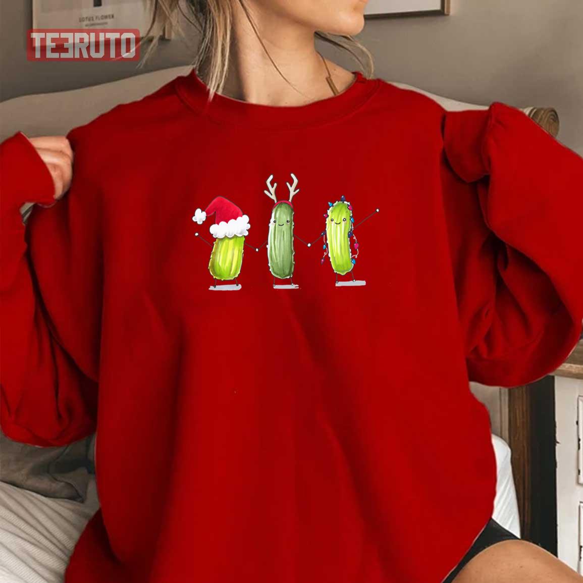 Happy Holidills Funny Pickel Christmas Unisex Sweatshirt