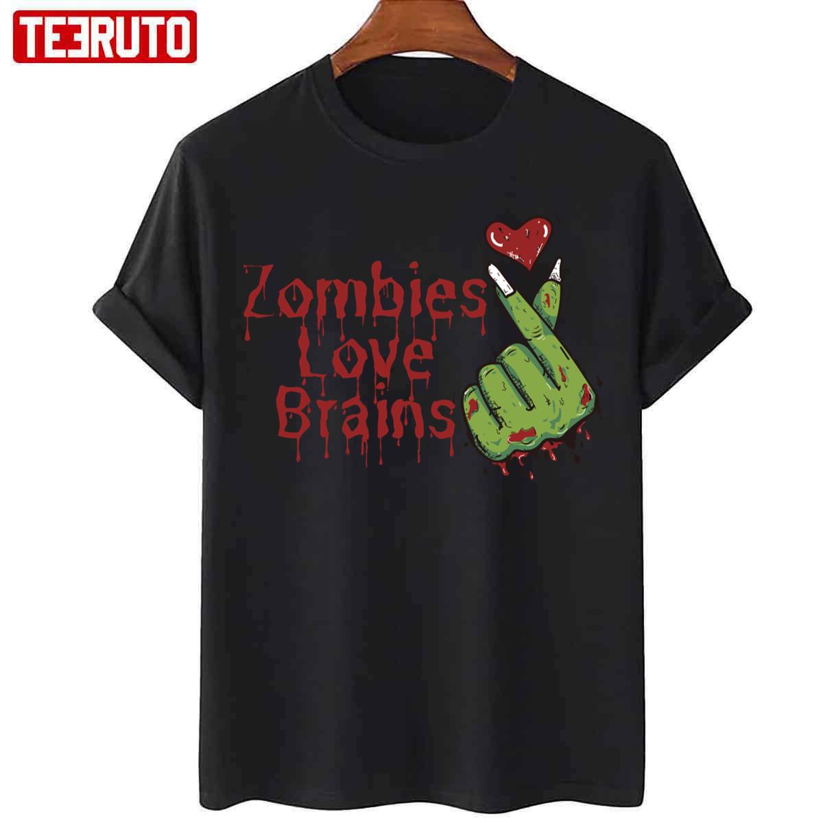 Heart To You Zombies Love Brains Halloween Unisex Sweatshirt