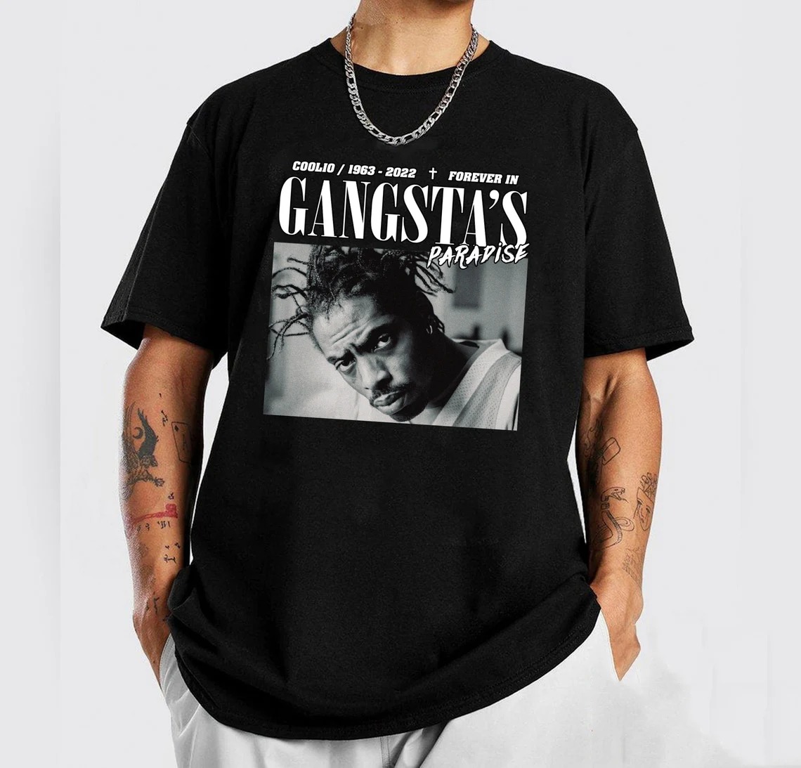 Hip Hop Coolio Tribute – Forever in Gangst Unisex T-Shirt