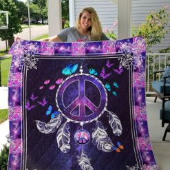 Hippie Dreamcatcher Quilt Blanket
