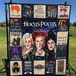 Hocus Pocus Halloween Quilt Blanket