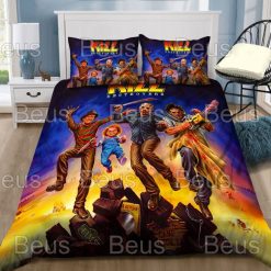 Horror Halloween Movie Characters Friends Bedding Set