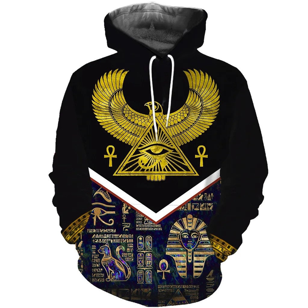 Horus 3D All Over Printed AOP Unisex Hoodie