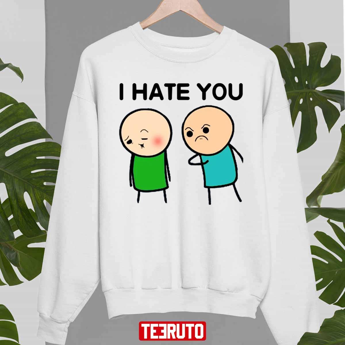 I Hate You Emoji Unisex Sweatshirt