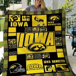 Iowa Ncaa Iowa Hawkeyes Collection Quilt Blanket