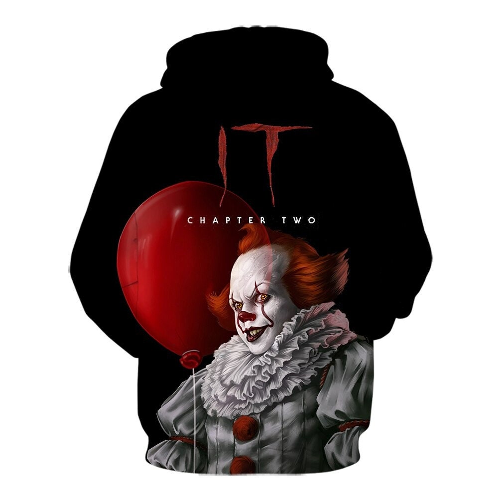 IT Movie 3D Horror Character Halloween Tee AOP Unisex Hoodie