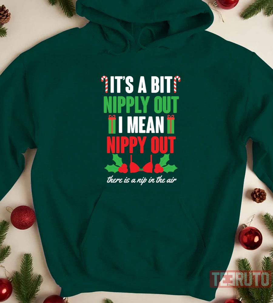 It's A Bit Nipply Out Vintage Christmas Vacation Film Quote Unisex T-Shirt