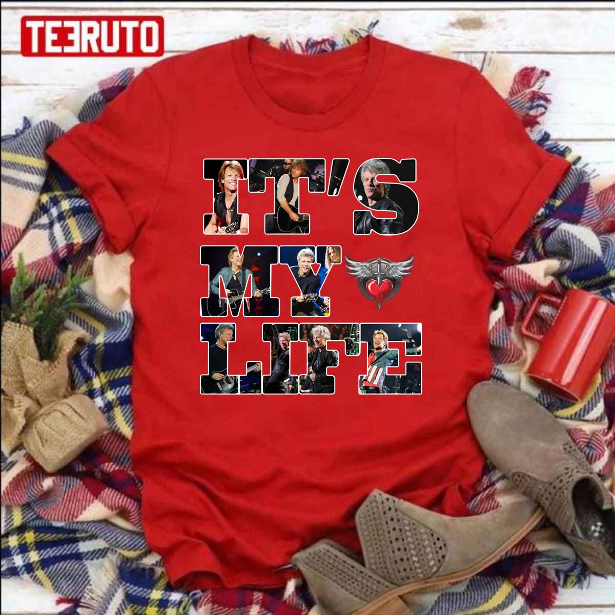 It’s My Life Bon Retro Fan Unisex T-Shirt