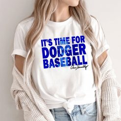 It’s Time For Dodgers Baseball Vin Scully Microphone Unisex T-Shirt