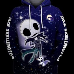 Jack Skellington 3D Halloween AOP Unisex Hoodie