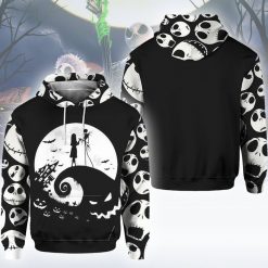 Jack Skellington Unisex Pullover Halloween 3D Hoodie