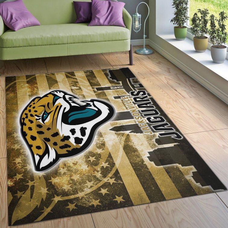 Jacksonville Jaguars Nfl Football Team Logo Area Rugs Carpet Mat Kitchen  Rugs Floor Decor ? Decor Home