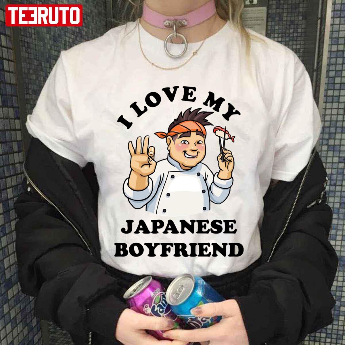 Japan Bf I Love My Japanese Boyfriend Sushi Chef Unisex Sweatshirt