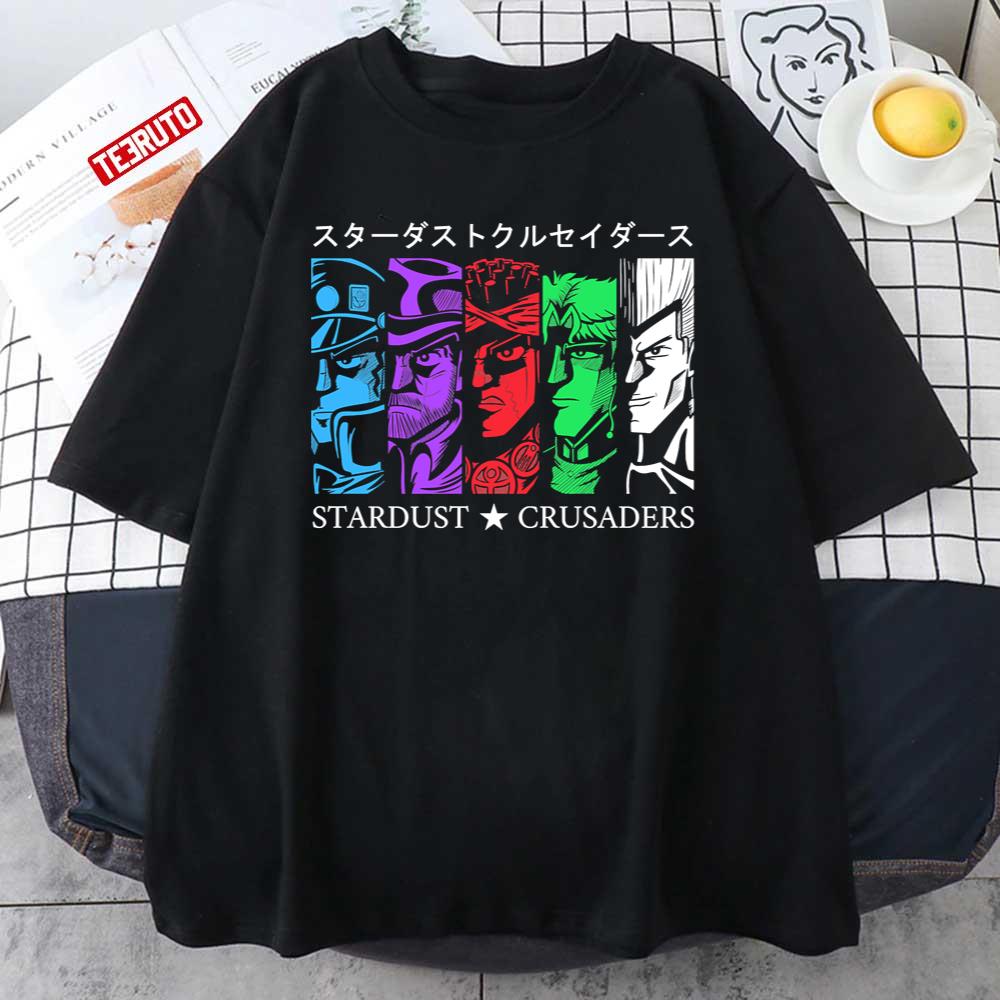 Japanese Stardust Crusaders  JoJo’s Bizarre Adventure Anime Unisex T-shirt