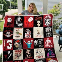 Jason TGIF Friday The 13th Collection Quilt Blanket