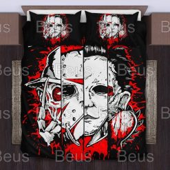 Jason Voorhees Halloween Horror Movie Bedding Set