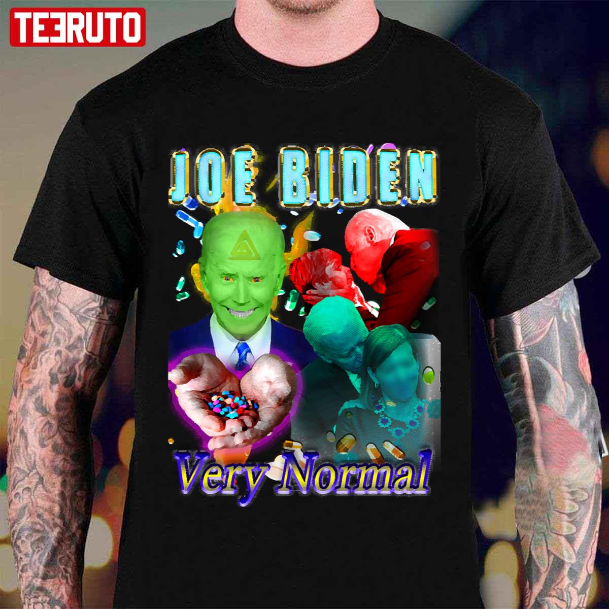 Joe Biden Creepy Normal Old Man Unisex T-Shirt