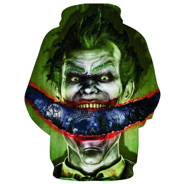 Joker 2022 Anime 3D Halloween Hoodie