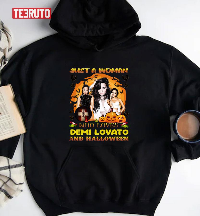 Just A Woman Who Loves Demi And Halloween Unisex T-Shirt