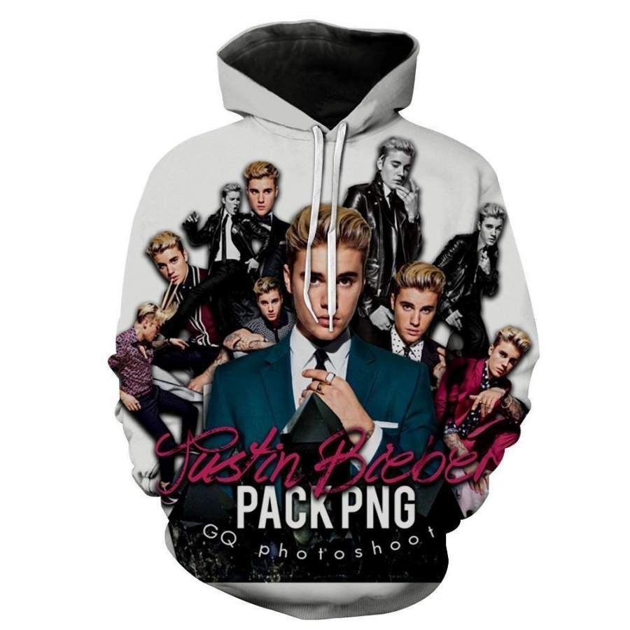 Justin Bieber 3D Full Over Print Sweater T AOP Unisex Hoodie