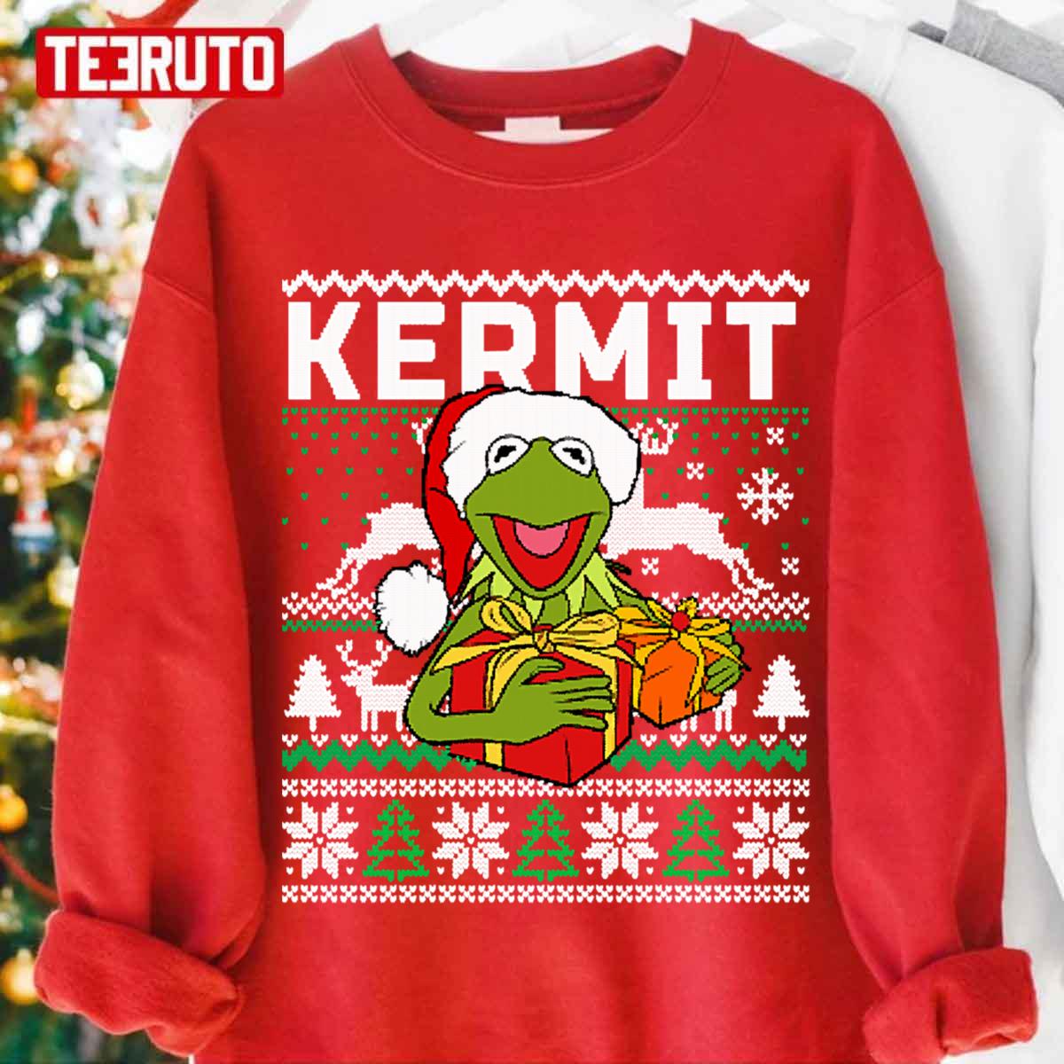 Kermit Christmas Ugly Spirit Unisex Sweatshirt