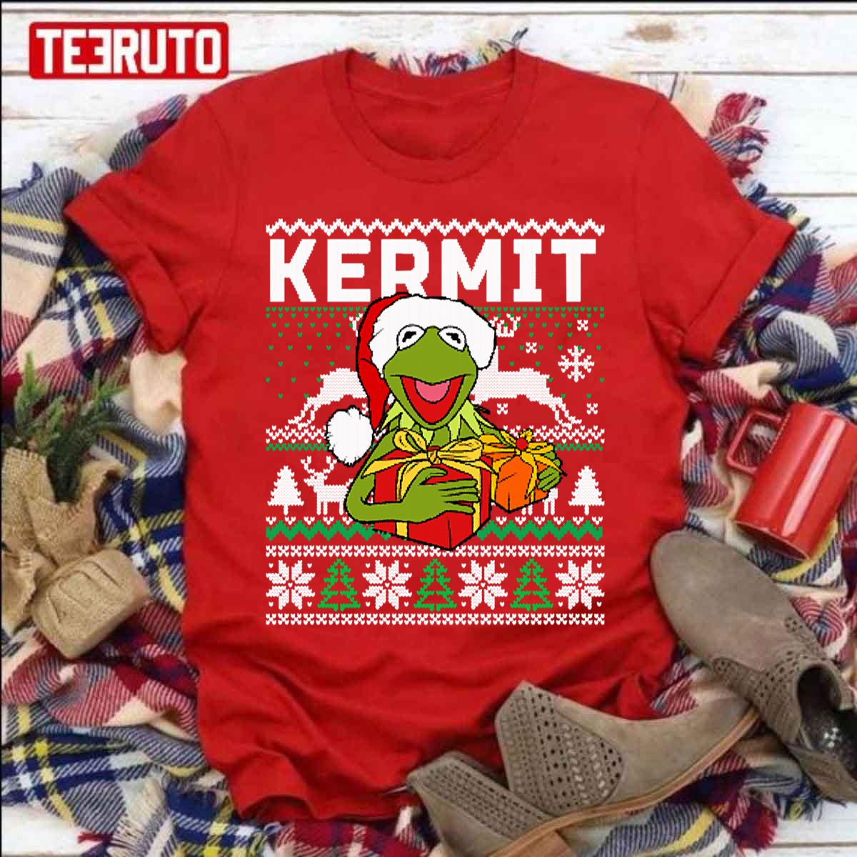 Kermit Christmas Ugly Spirit Unisex Sweatshirt