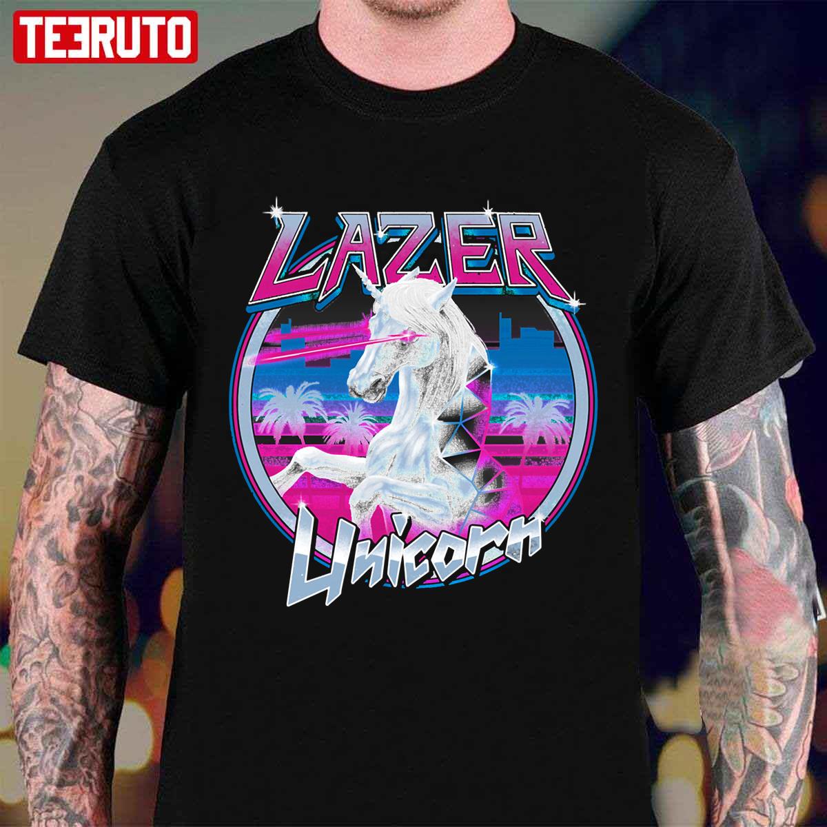 Lazer Unicorn Unisex T-Shirt