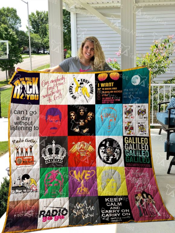 Legend Freddie Mercury Radio Ga Ga Collection Quilt Blanket - Teeruto