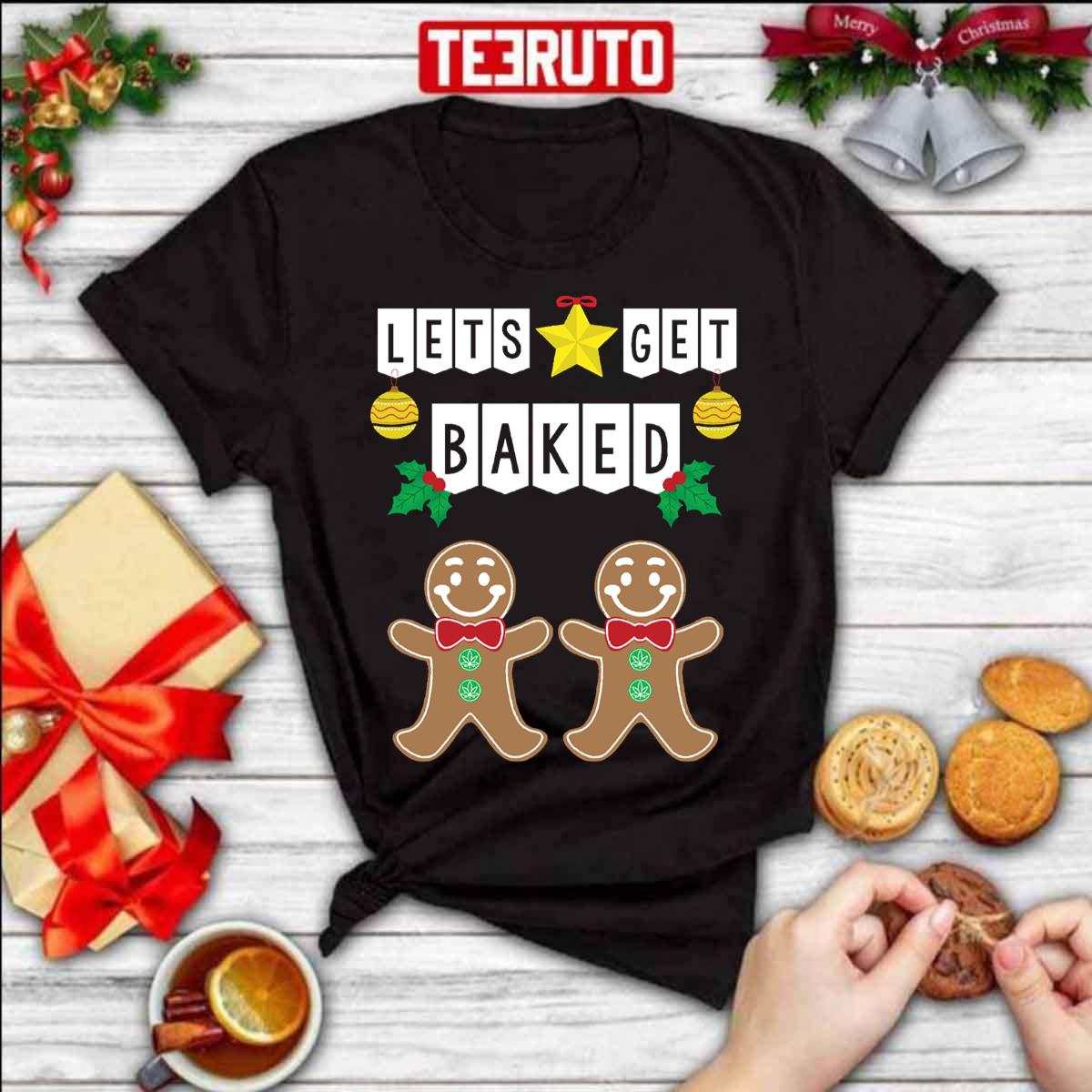 Let's Get Baked Cookies Ugly Christmas Unisex Sweatshirt
