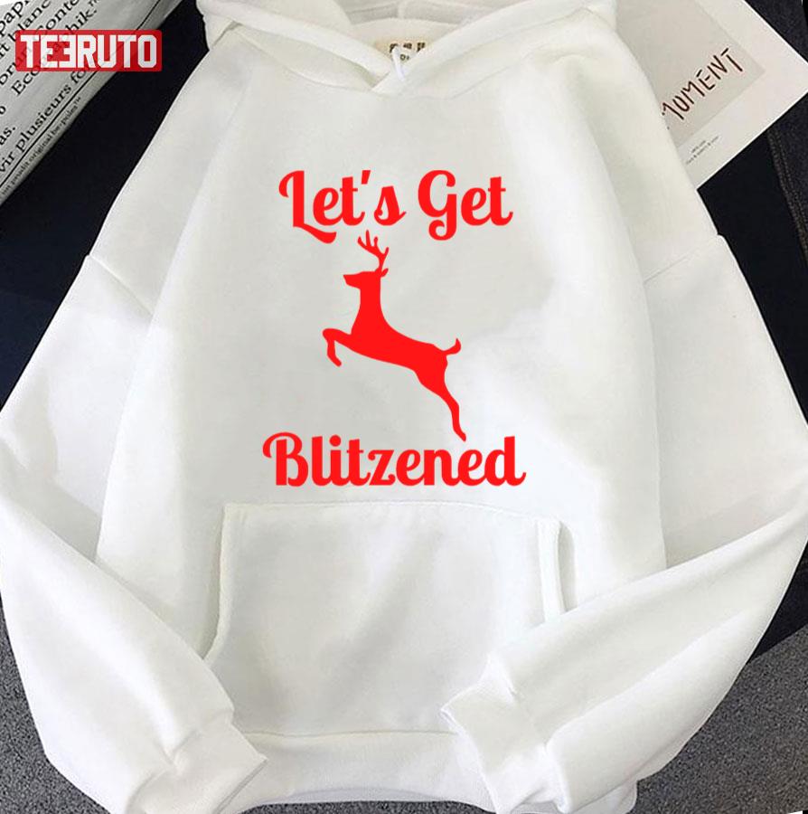Let’s Get Blitzened Red Design Unisex Sweatshirt