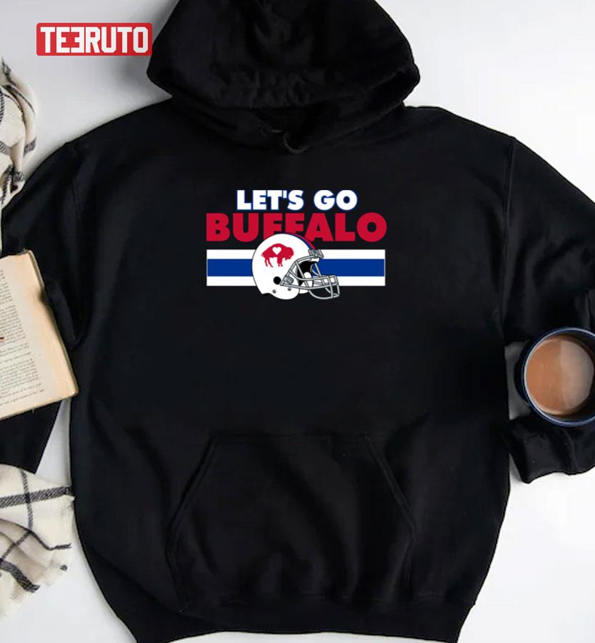 Let's Go Buffalo The Helmet Team Buffalo Bills Unisex Sweatshirt