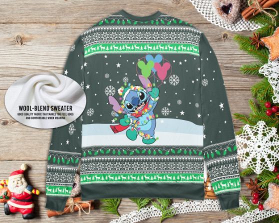 Lilo and Stitch Disney Christmas Sweater TWS by Vinco S