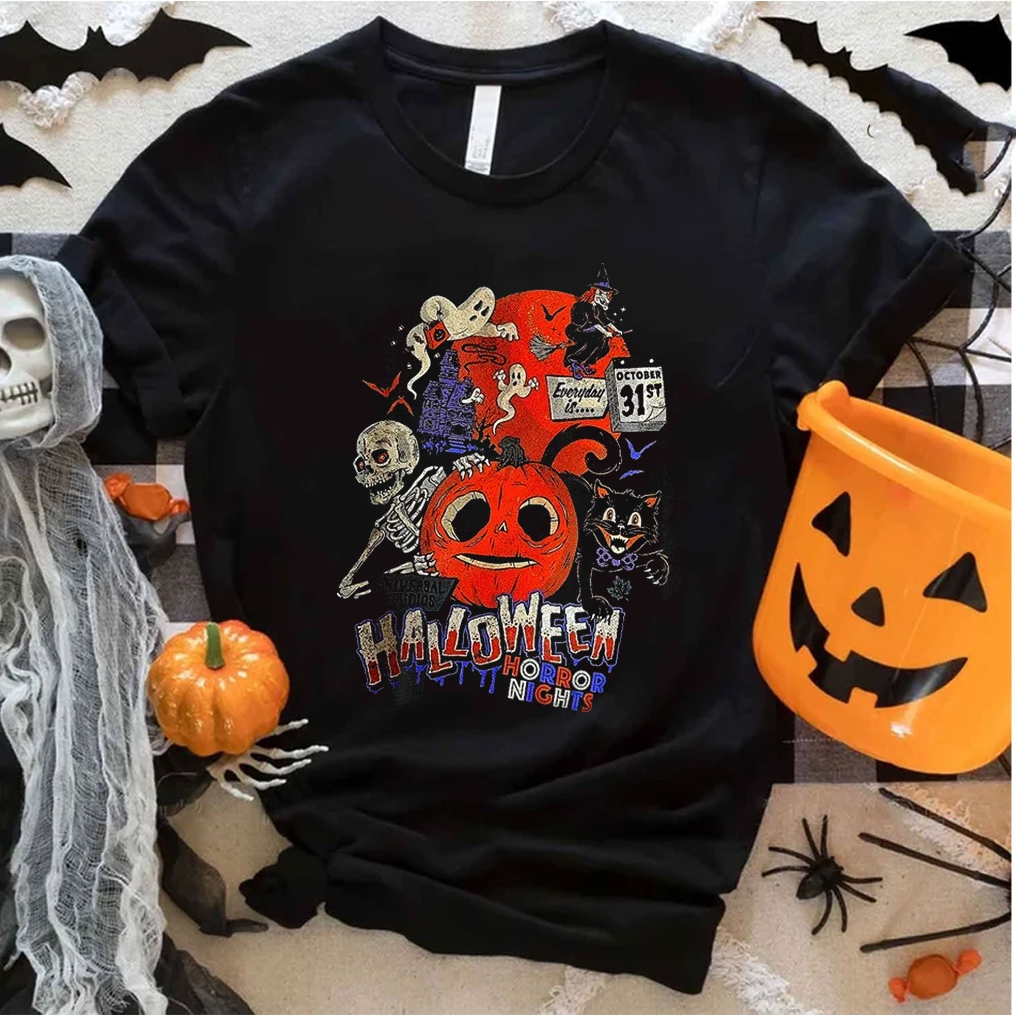 Lil Boo Halloween Horror Nights Vintage Halloween 2022 October 31st Unisex T-shirt