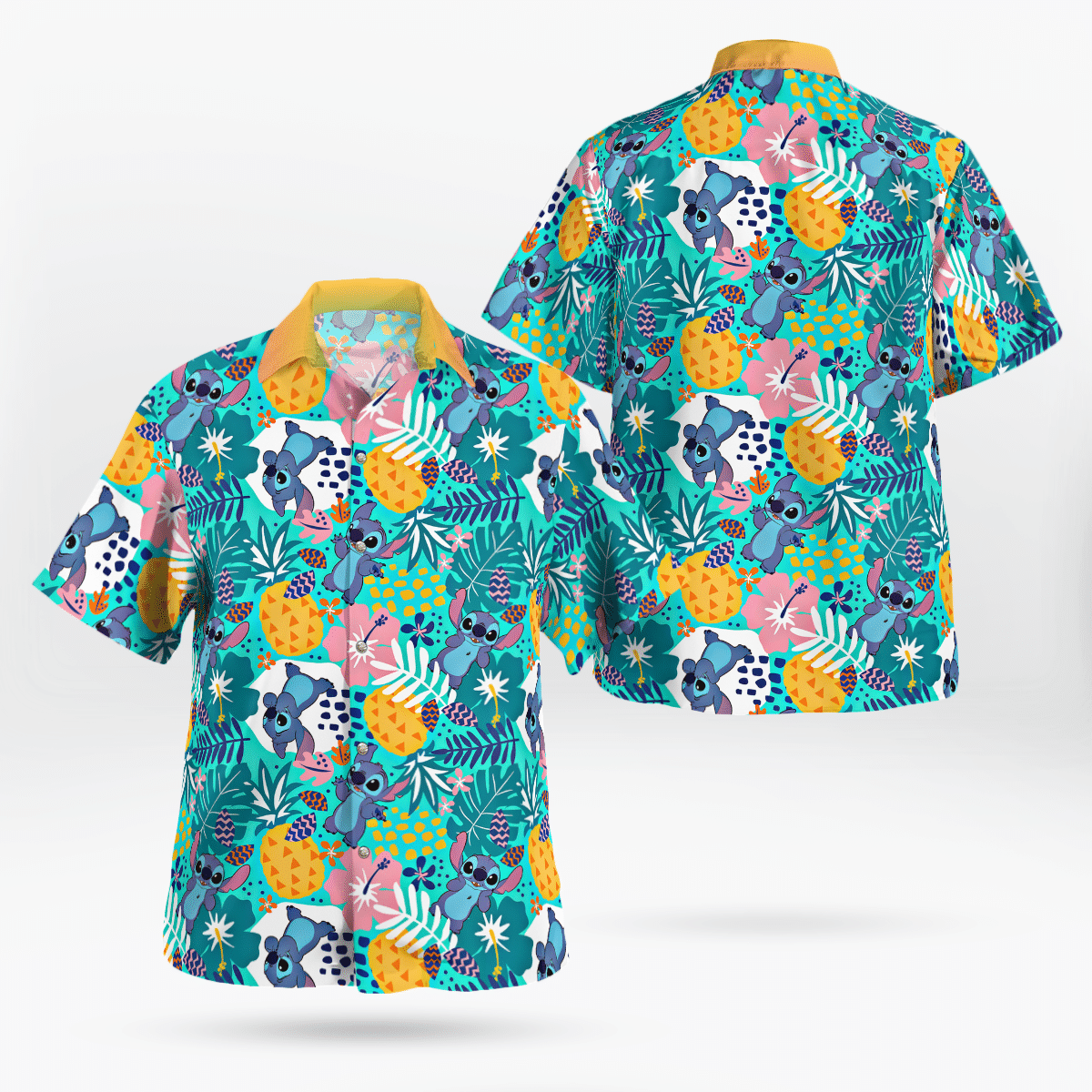 Lilo Stitch Tropical Beach Hawaiian Shirt