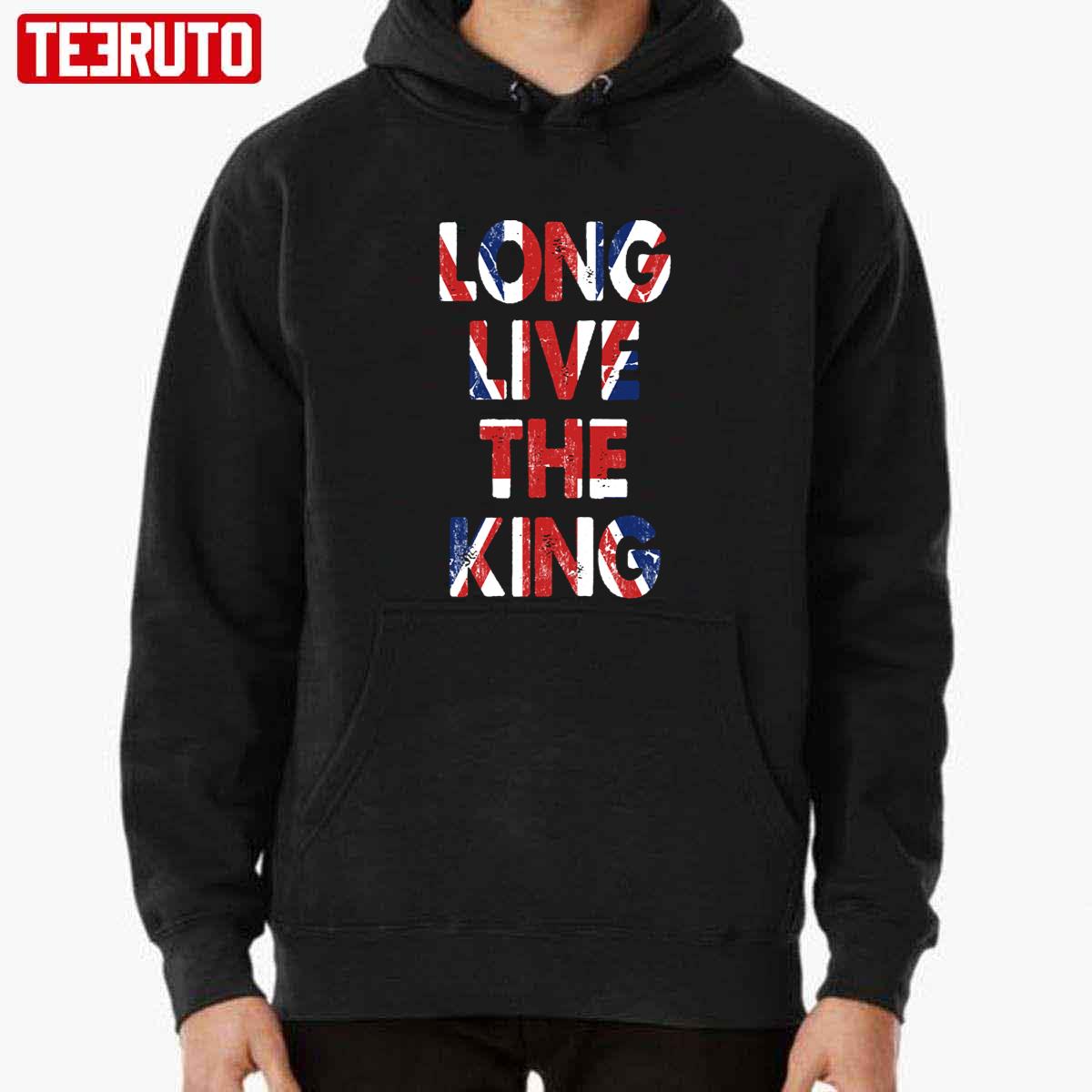 Long Live King Charles Iii Uk Flag Vintage Unisex T-shirt