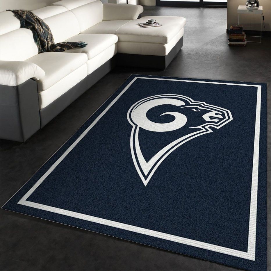 Los Angeles Rams Imperial Spirit Rug NFL Area Rug, Bedroom, Family Gift US Decor