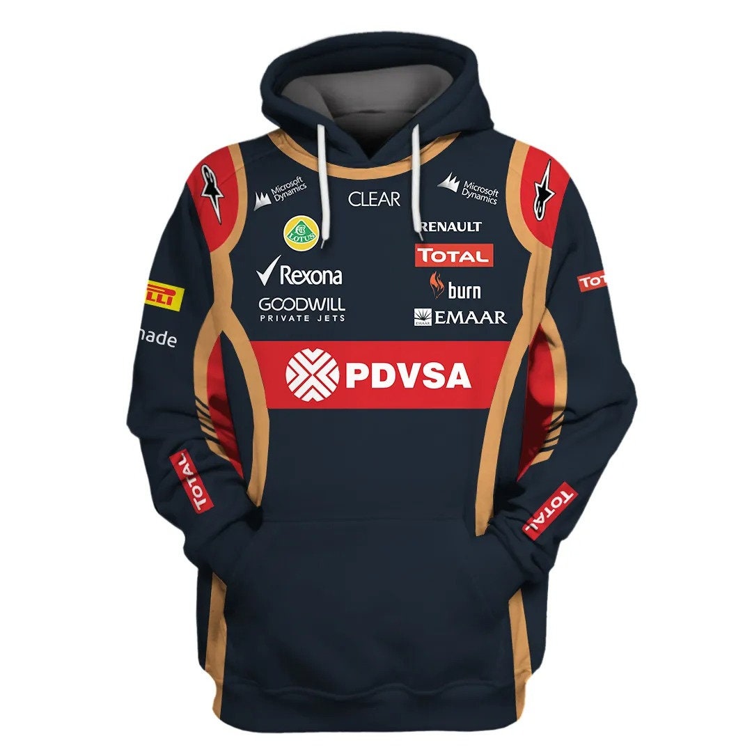 Lotus 3D PDVSA Racing Team Lotus Total Racing Team AOP Unisex Hoodie