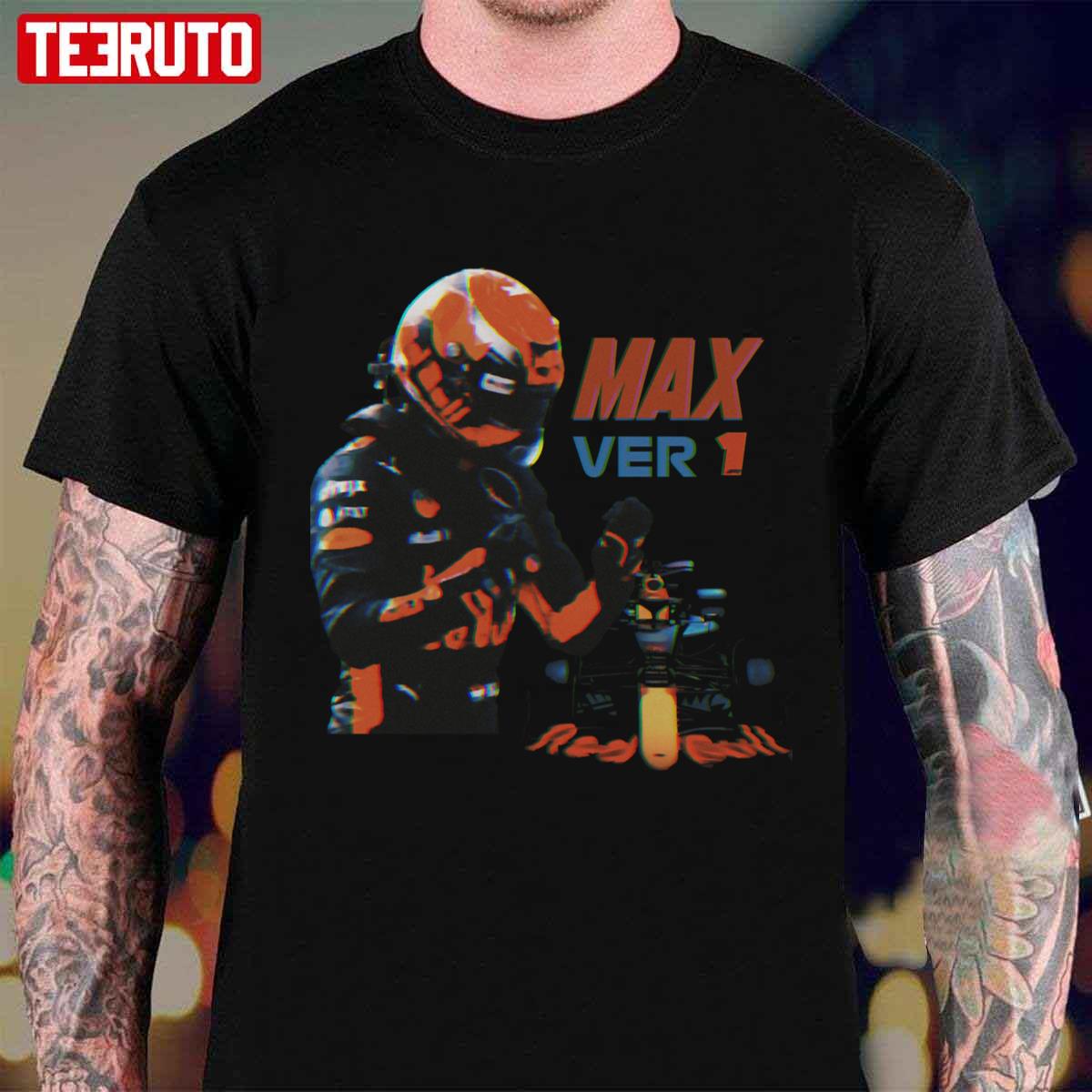 Max Ver Max Verstappen Red Bull 90s Vintage Style Formula 1 ChampionF1 Unisex T-shirt