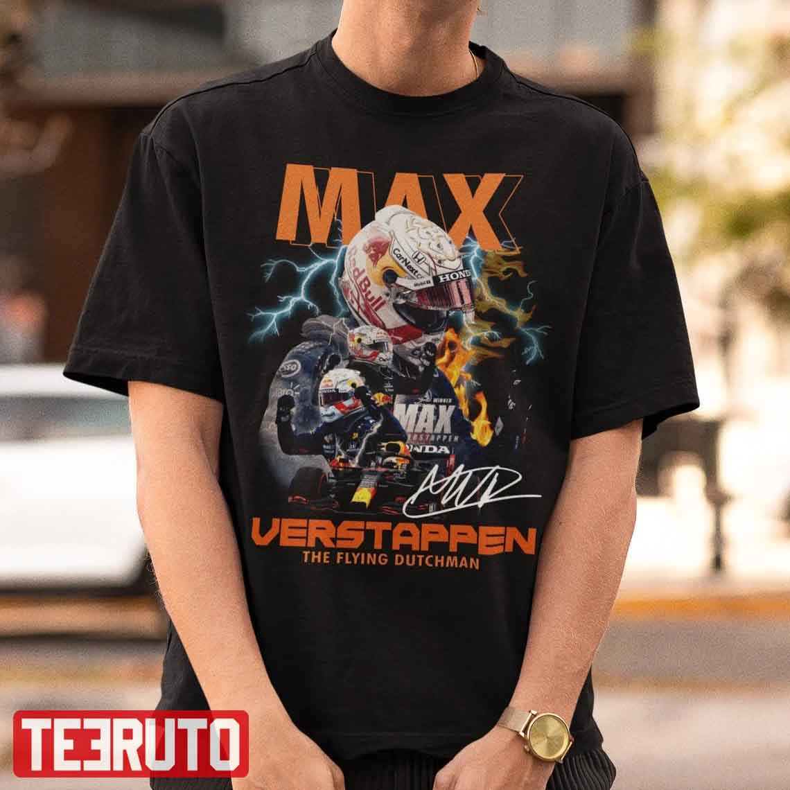 Max Verstappen 2022 World Champions Max Verstappen F1 Racing Unisex T-shirt