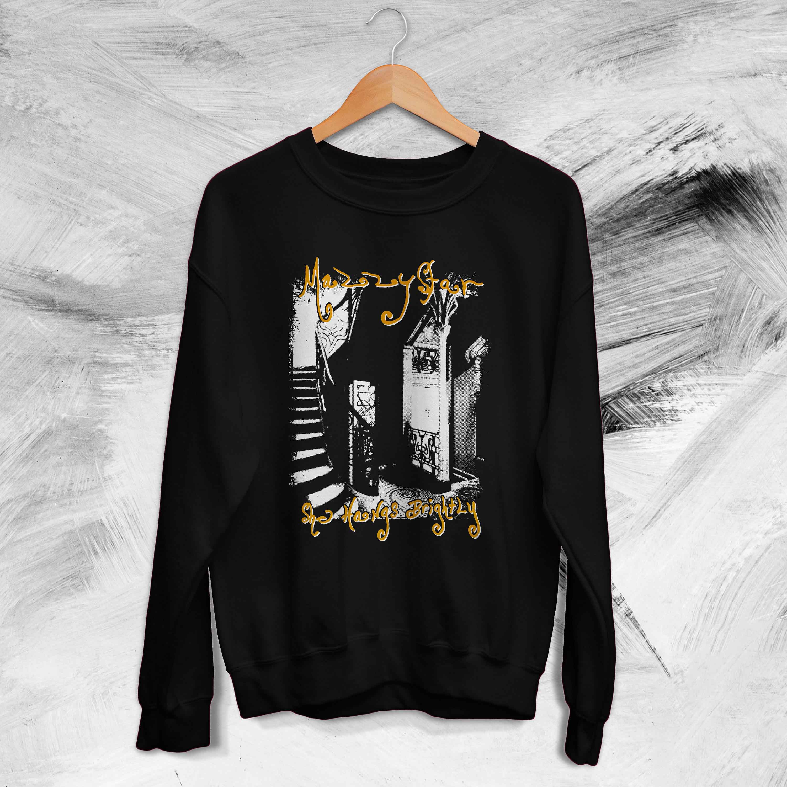 Mazzy Star She Hangs Brightly 1990 Vintage Band Rock Music Gift Music Lovers Unisex Sweatshirt