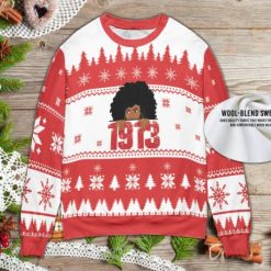 Merry Christmas Delta 1913 DST Knitted Ugly Sweater