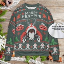 Merry Krampus Horry Adult Ugly Christmas Sweater